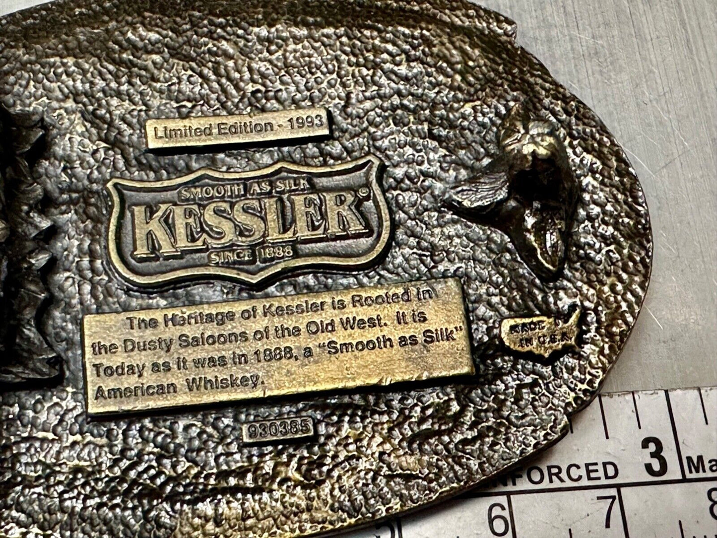 The Spirit of California - Kessler, smooth as silk belt buckle