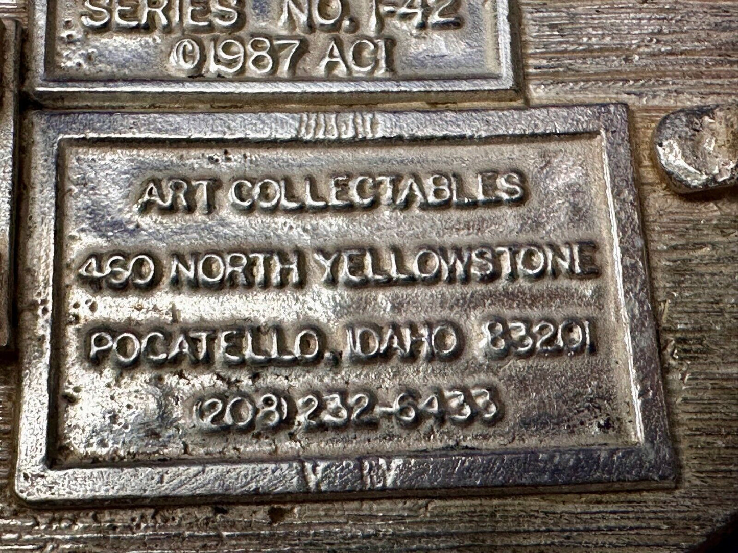 The Seal of the State of Washington 1889 Peanaway Vtg 1987 Collector Belt Buckle