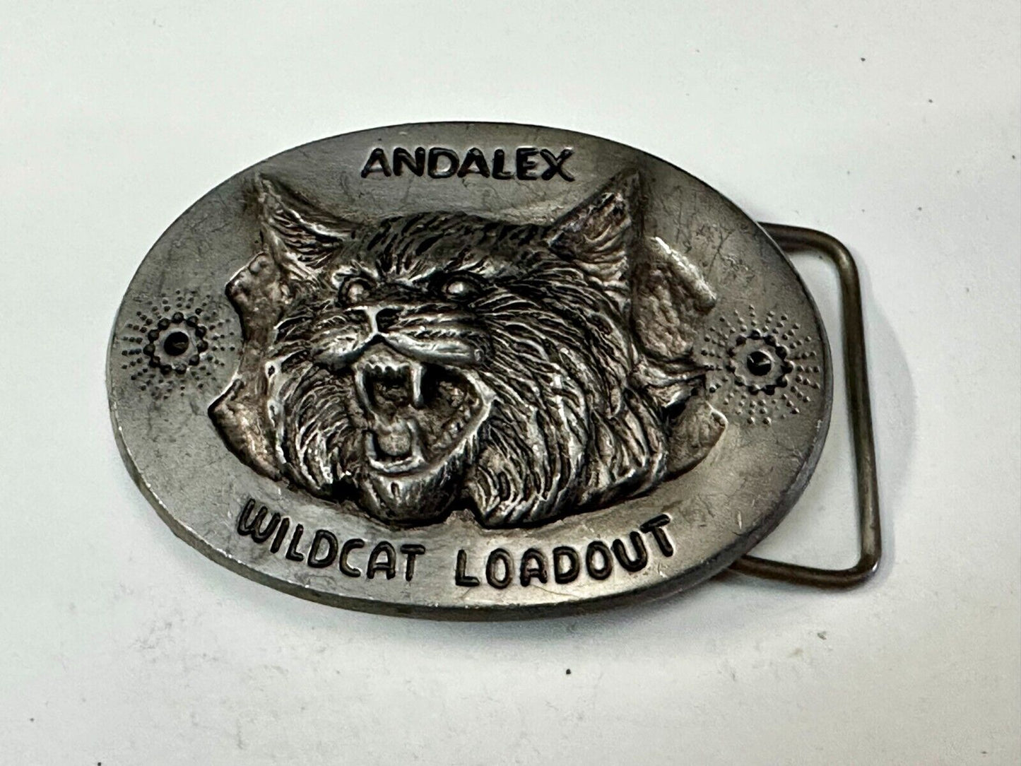Andalex Wildcat Loadout Vintage Belt Buckle by Sculpture Artist Gary Frazen