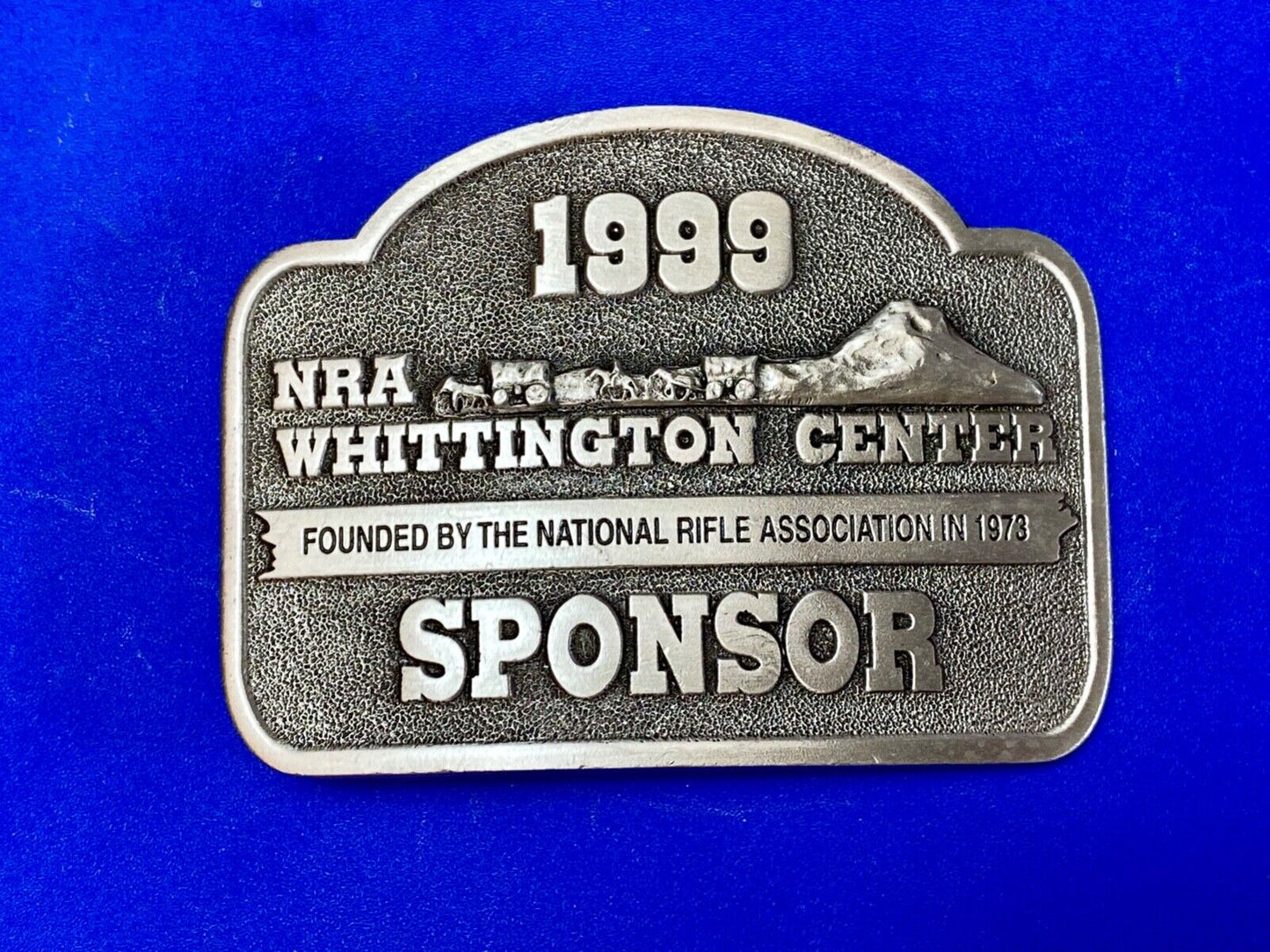 1999 NRA Whittington Center National Rifle Associon Sponsor belt buckle