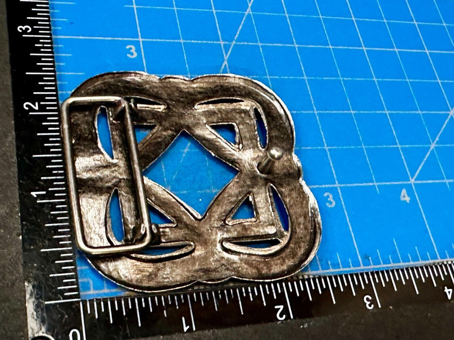 Vintage Art Deco Style Openwork Replacement Belt Buckle