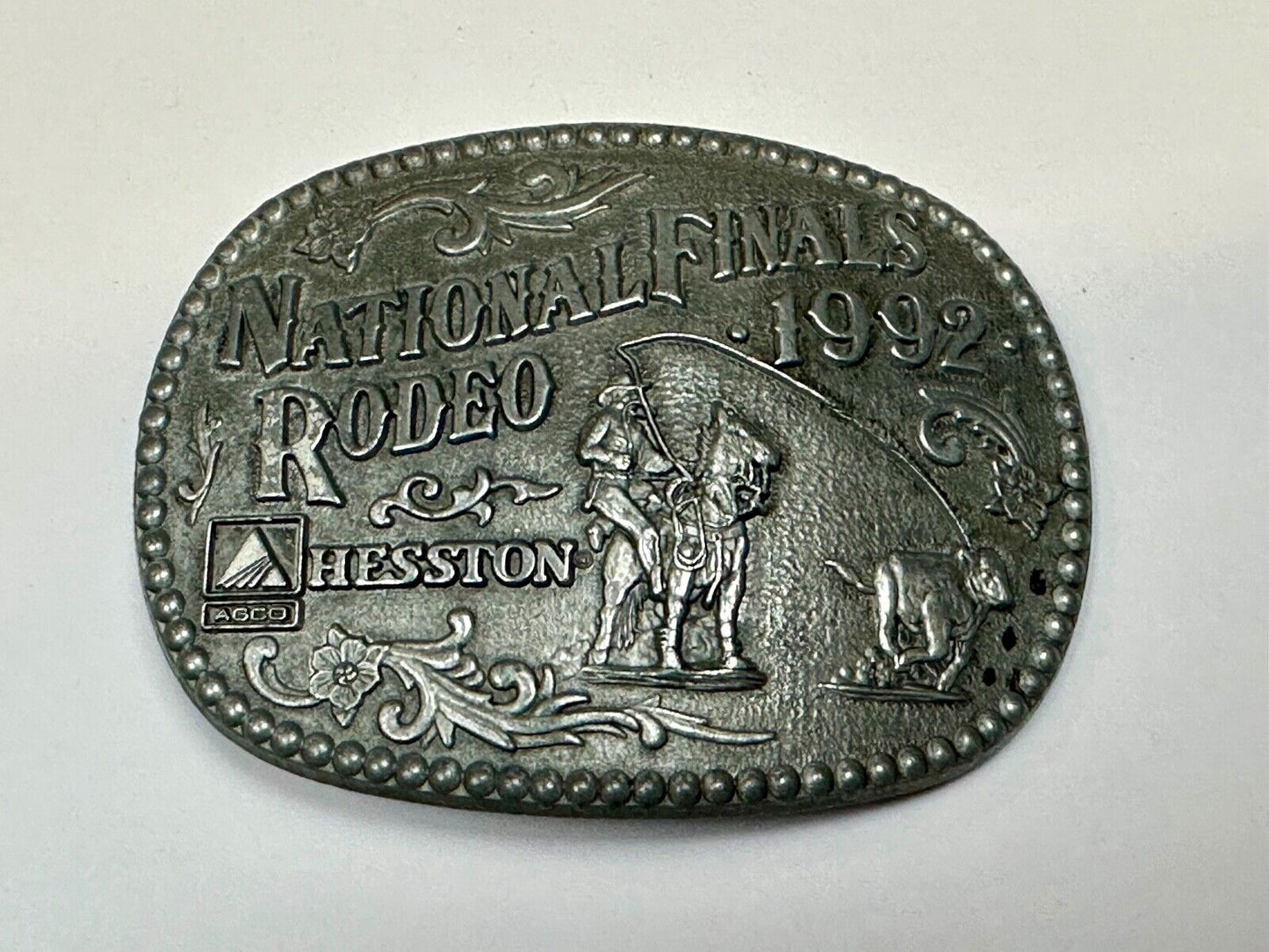 1992 Award Design Medals NFR National Finals Rodeo belt buckle