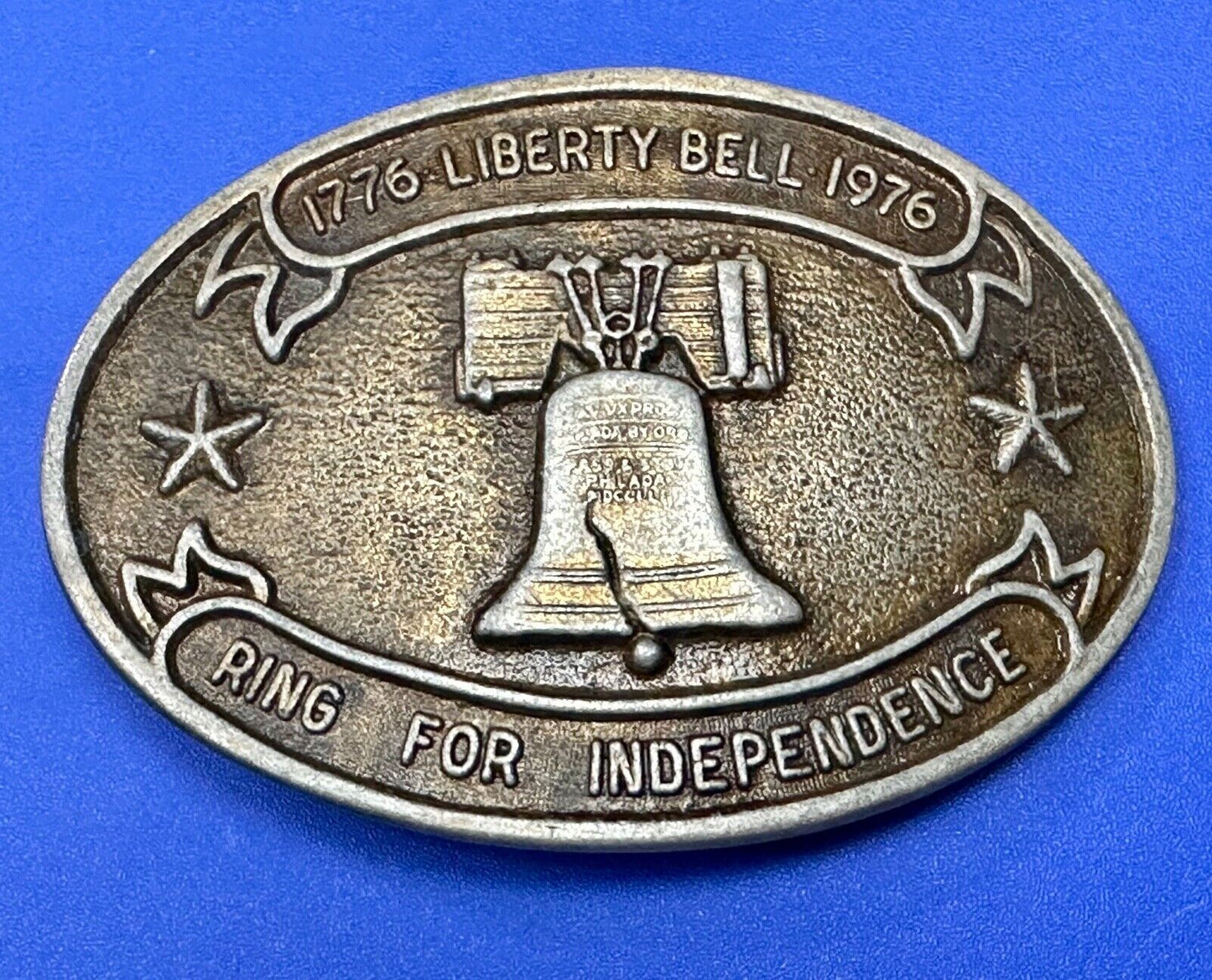 1976 Ring For Independence Bicentennial LIBERTY BELL USA belt buckle
