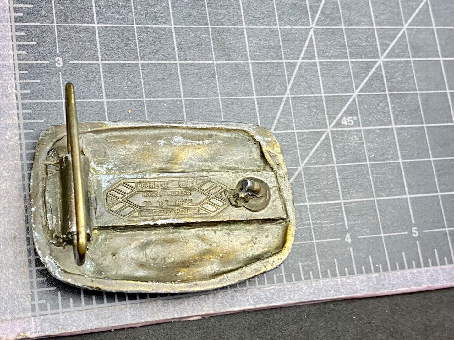 Vintage CRAFTSMAN BELT BUCKLE - AMERICAN EAGLE - Bouwerie Lane