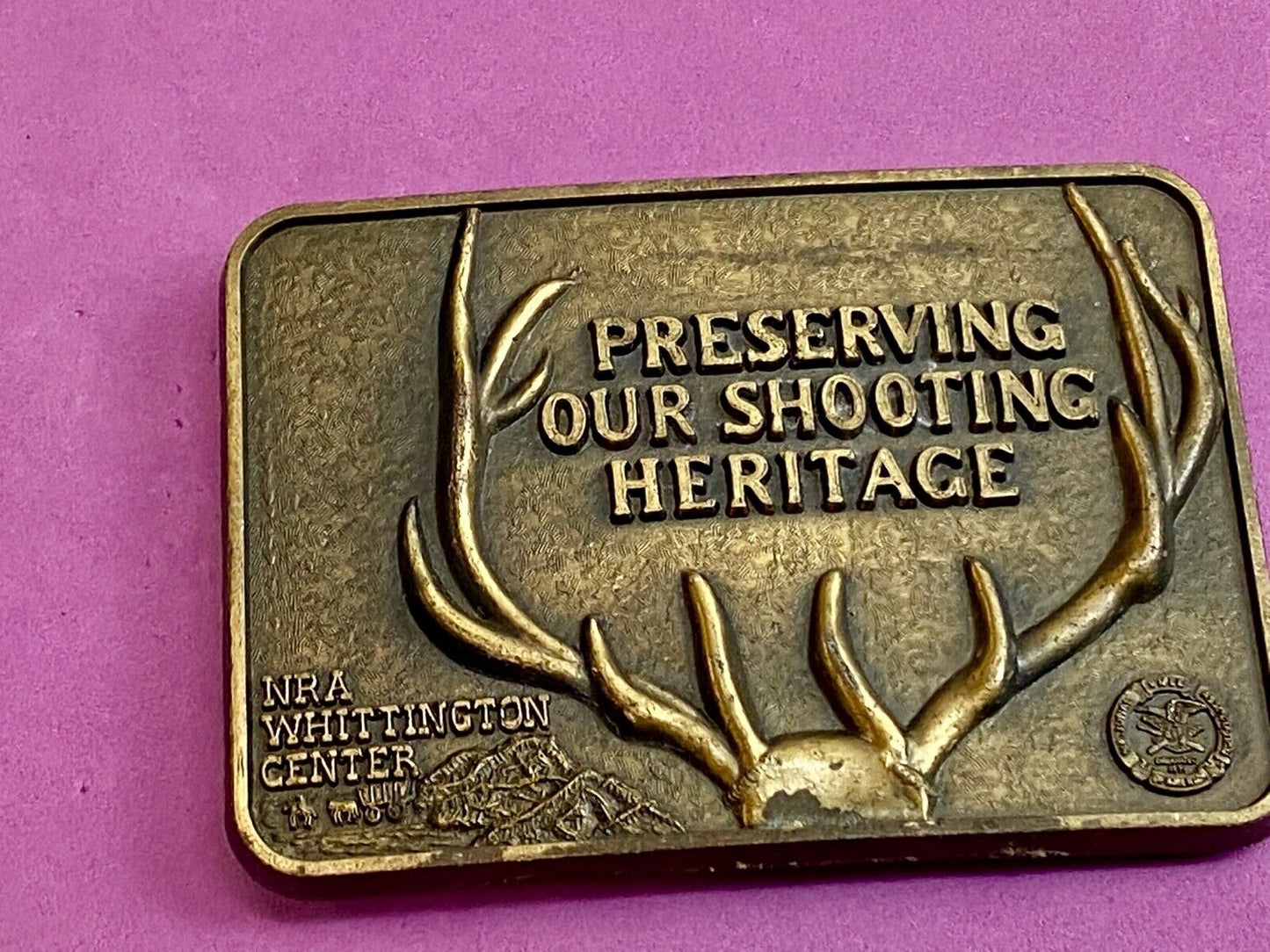 Belt Buckle Preserving shooting Heritage Gun Owners National Rifle Association