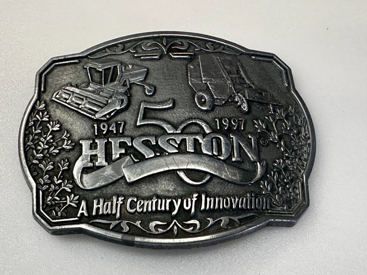1997 NFR Half Century Of Innovation National Finals Rodeo 50 year Belt Buckle