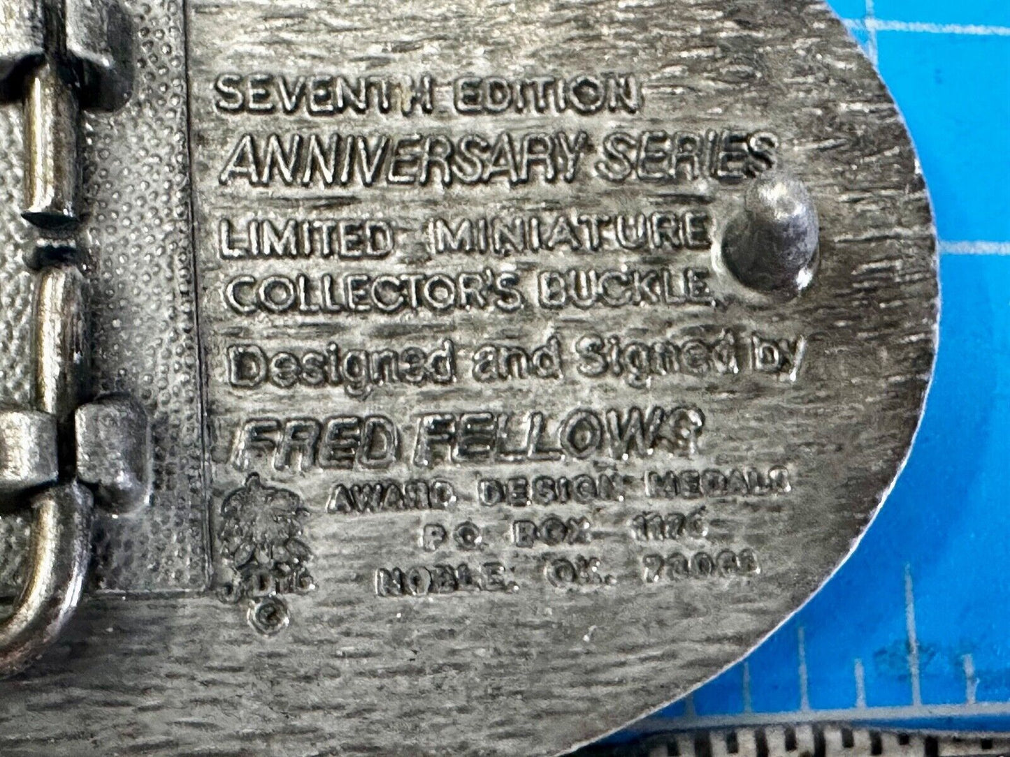 1989 Youth Size Hesston National Finals Rodeo NFR Limited Edition Belt Buckle