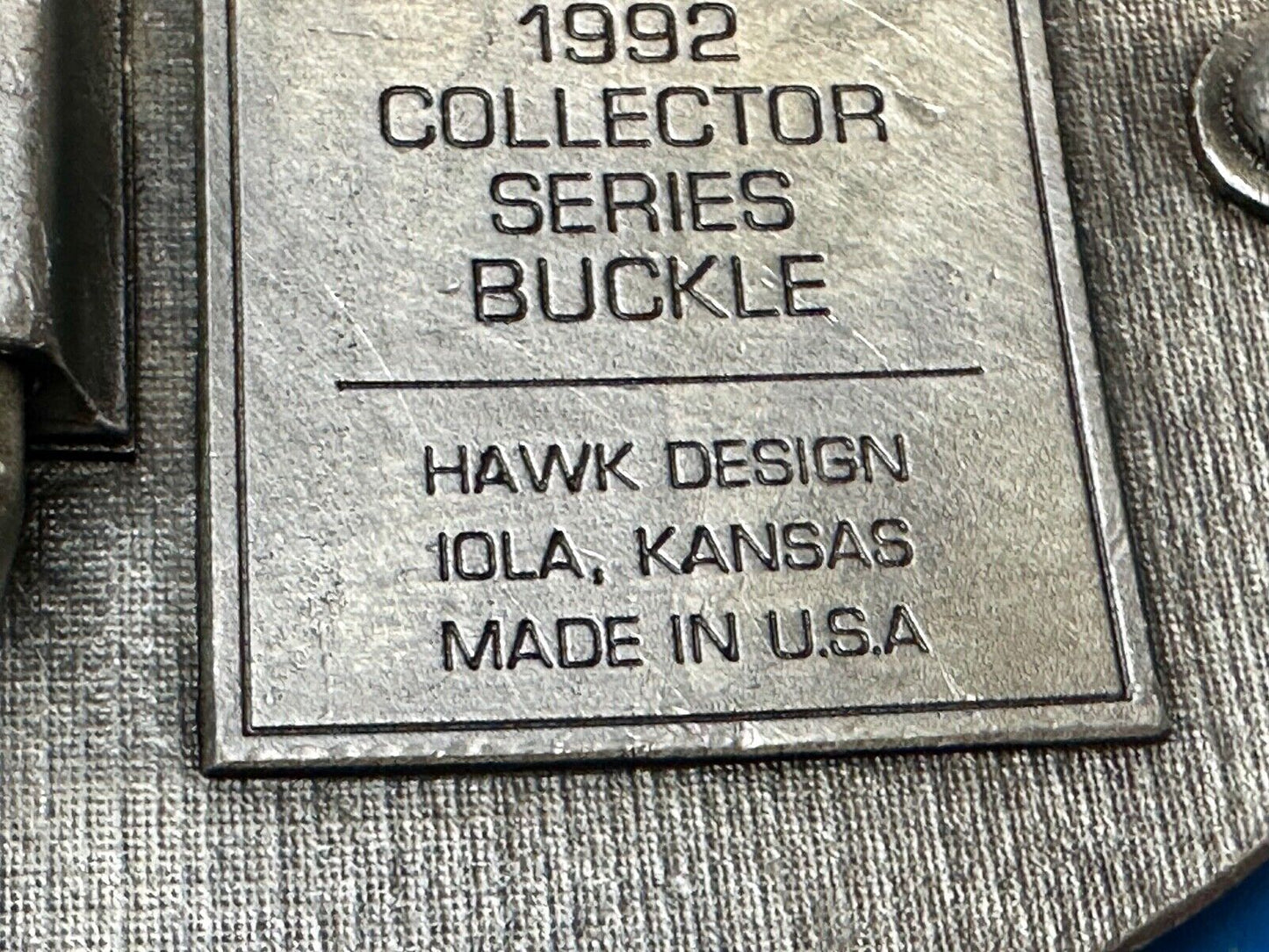 Swine Equipment Expo 10th Anniversary Cedar Falls IA 1992 Vintage Belt Buckle