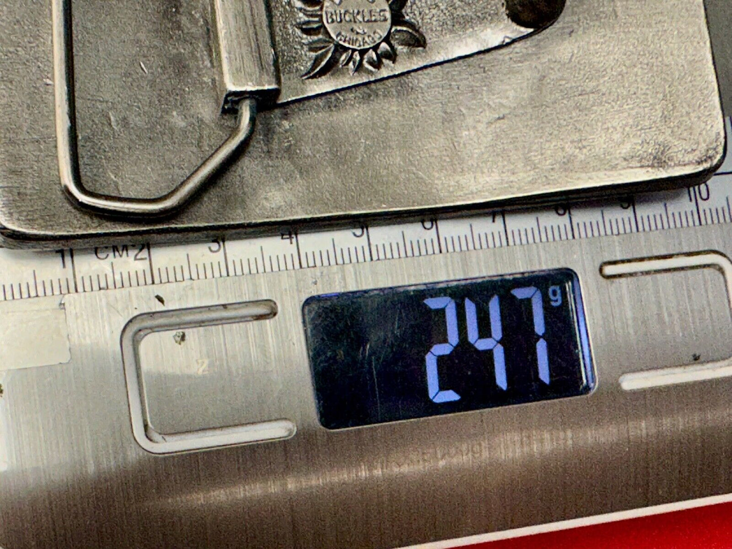 Vintage Cummins Power Promo Belt Buckle Diesel Truck Torque Vintage 1970s Lewis