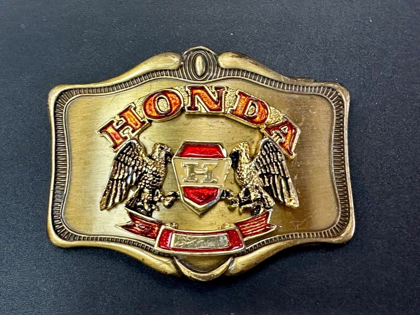 1978 Honda Goldwing Motorcycles Bikers belt buckle by A.H.M.