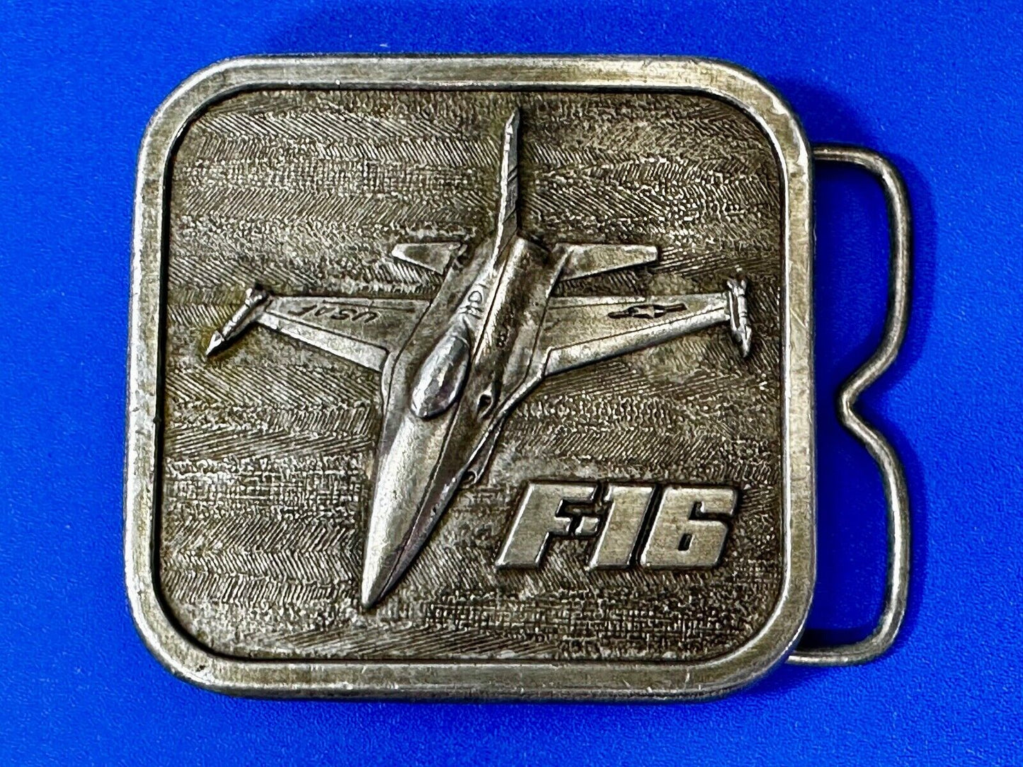 USAF F-16 Fighter Jet Air Force VTG 1977 Belt Buckle by The Buckle Connection
