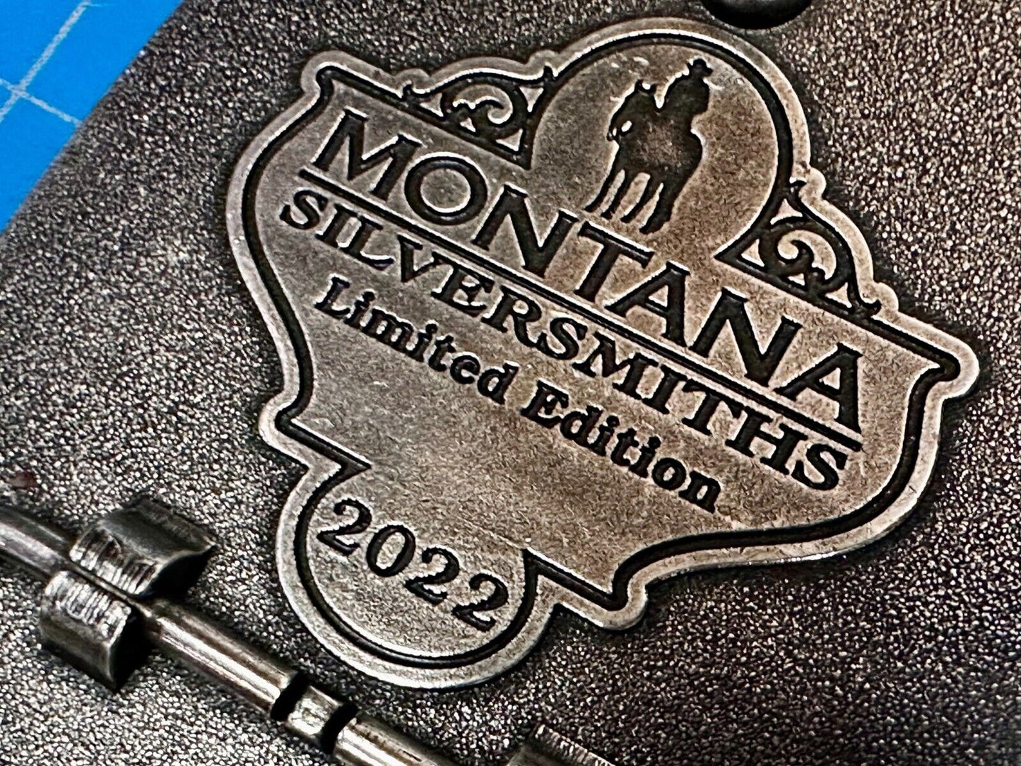 2022 Pendleton Whisky Let'er Buck Montana Silversmith Rodeo NOS Belt Buckle