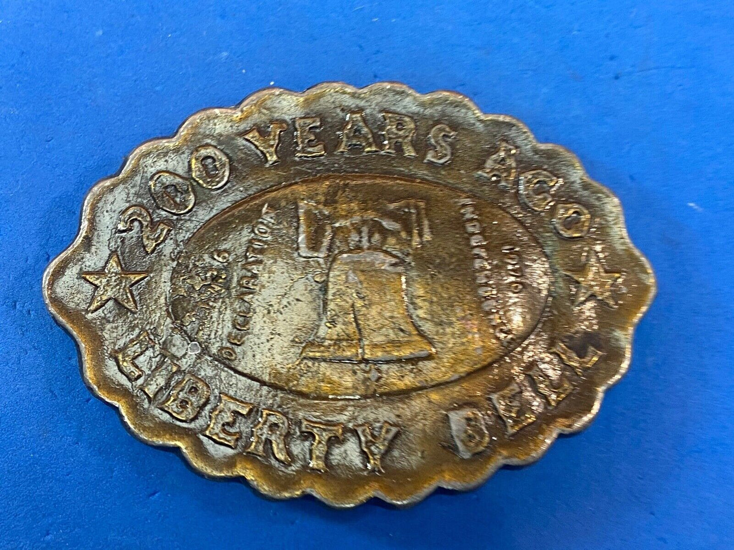 200 Years Ago! Usa United States Of America Liberty Bell Belt Buckle