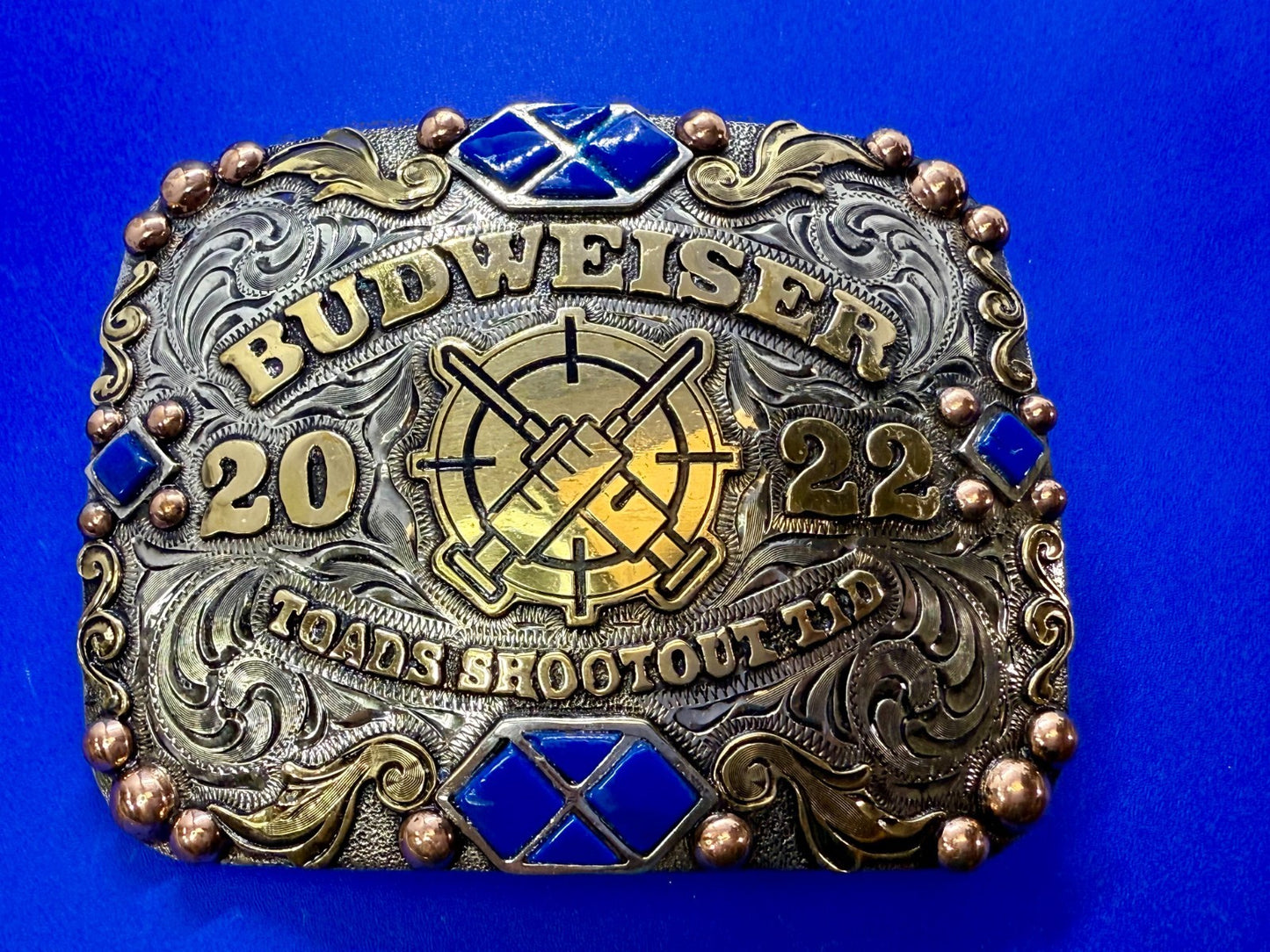 2022 Budweiser Toads Shootout TID 2ND to None NASCAR Trophy Belt Buckle