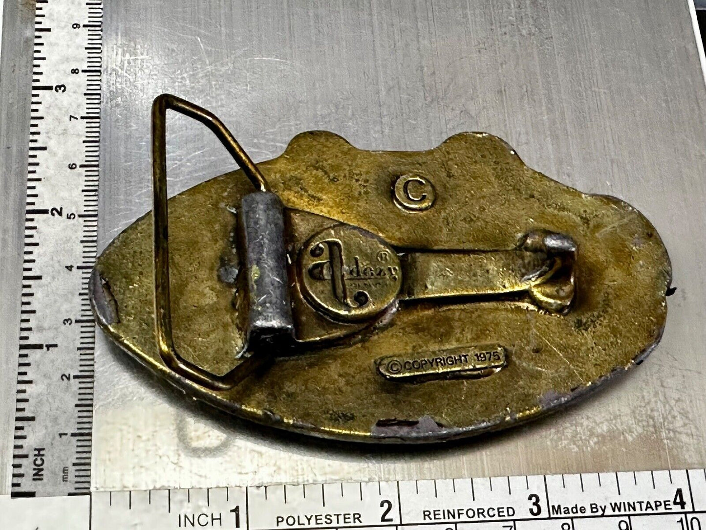 Vintage Big Sky Country Montana Belt Buckle Capitol! Vintage Adezy Denver