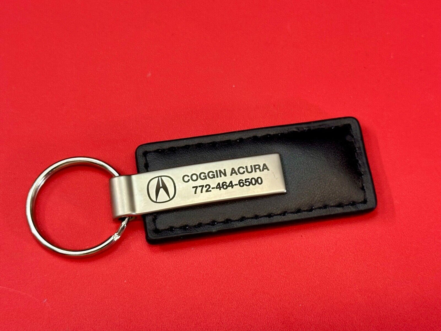 Vintage Coggin Acura Auto Dealers Car Keychain - Key Ring Chain