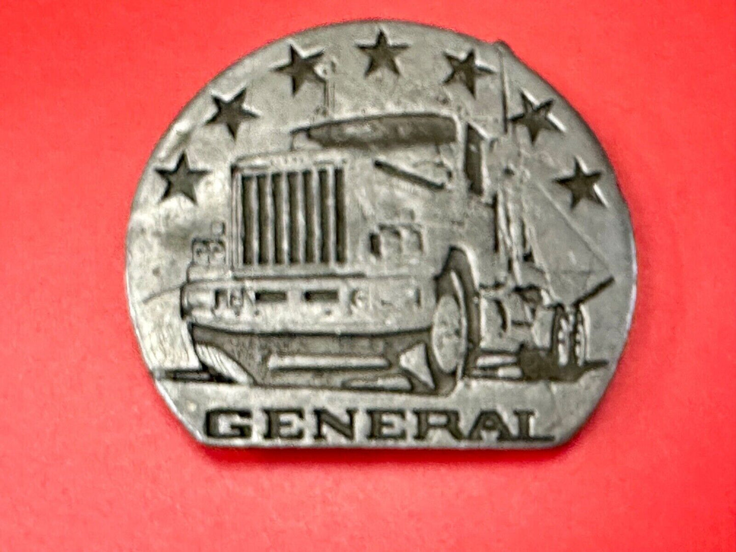 The General Semi Big Rig Truckers Drivers vintage Buck-L-Up 1976 belt buckle