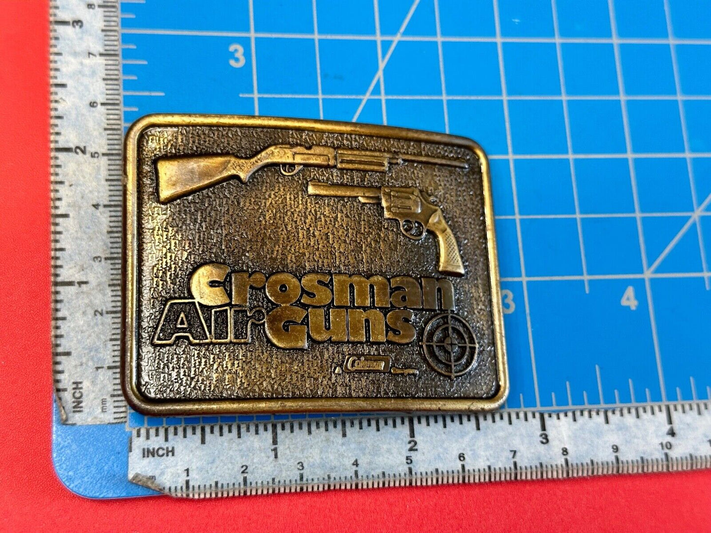 Vintage Crossman Air Guns Vintage Belt Buckle By Coleman Made by Century Canada