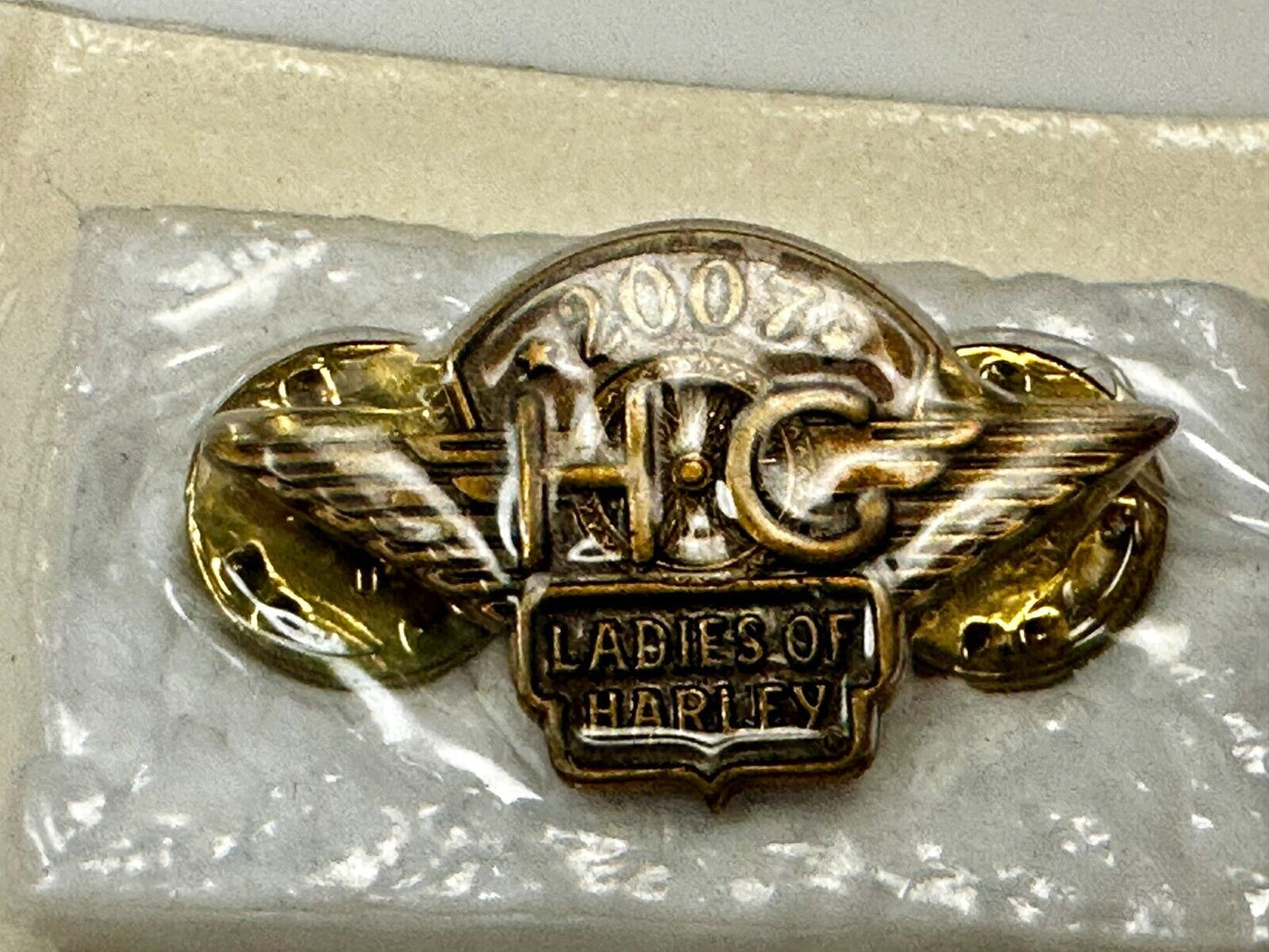 2007 Ladies of Harley Davidson Owners Group HOG Pin for Jacket or Vest