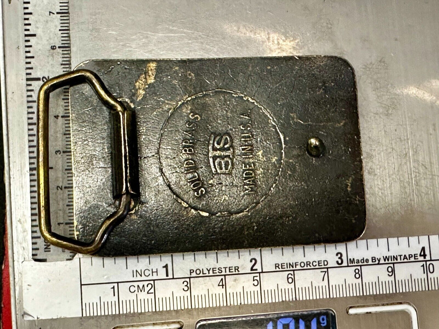 Black Powder Shooter Gun Ammo Collectors Solid Brass Belt Buckle by BTS