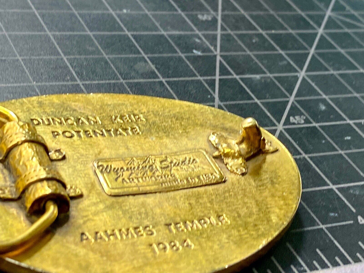 Vintage 1984 - Aahmesd Temple Friendship is the way of life shriners bebb shrine