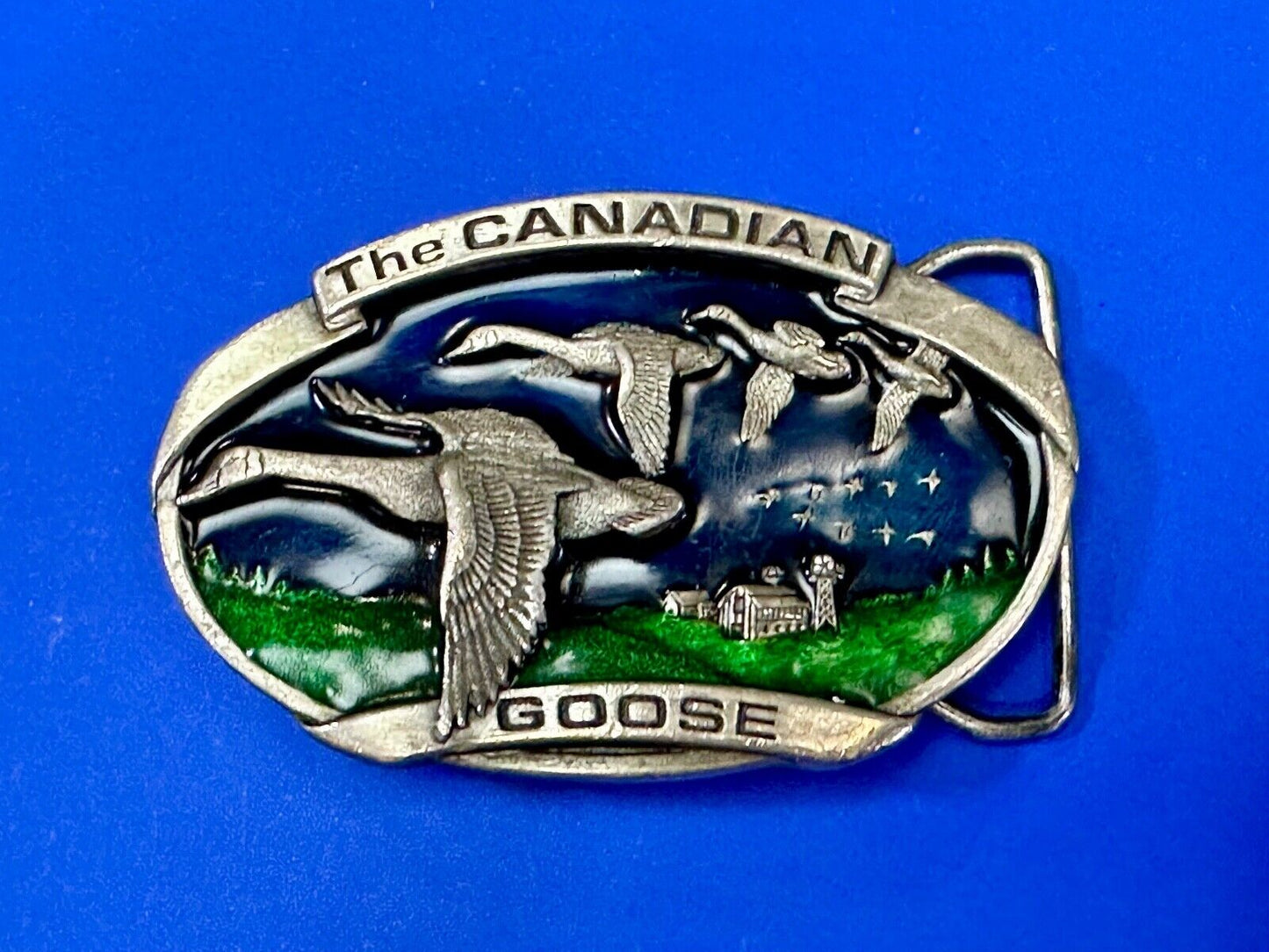 The Canadian Goose commemorative vintage 1983 bergamot belt buckle