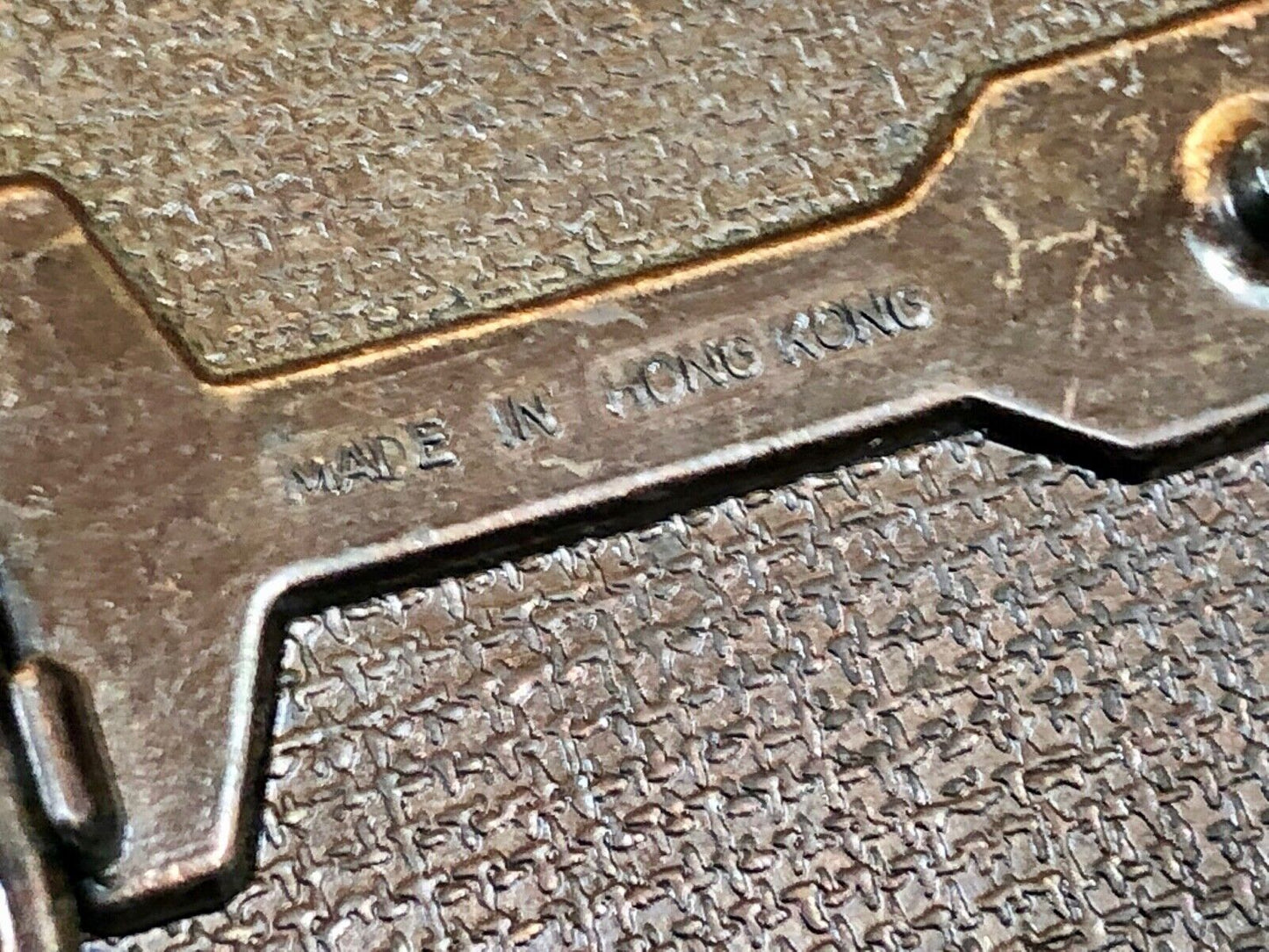 1986 World Exposition Vancouver Canada Souvenier Belt Buckle Copper Color