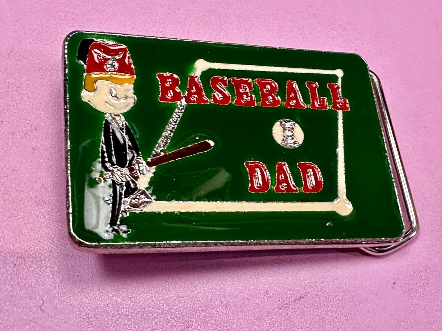 Baseball Dad - Ultimate Sports Fathers Day Perfect Gift Belt Buckle by Sabbar