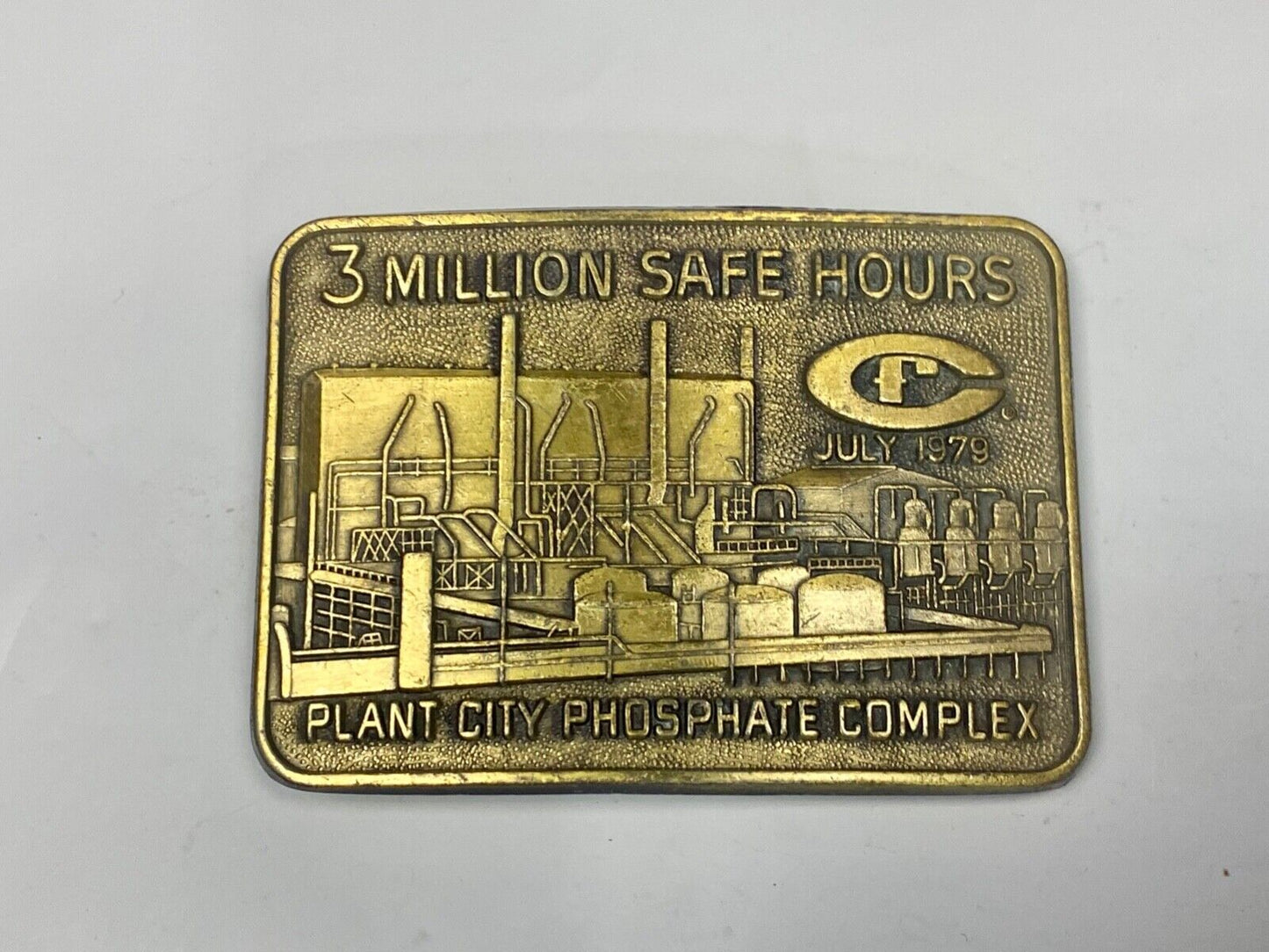 3 Million Hours! Safety Award Pant City Phosphate Complex Congratulations Award