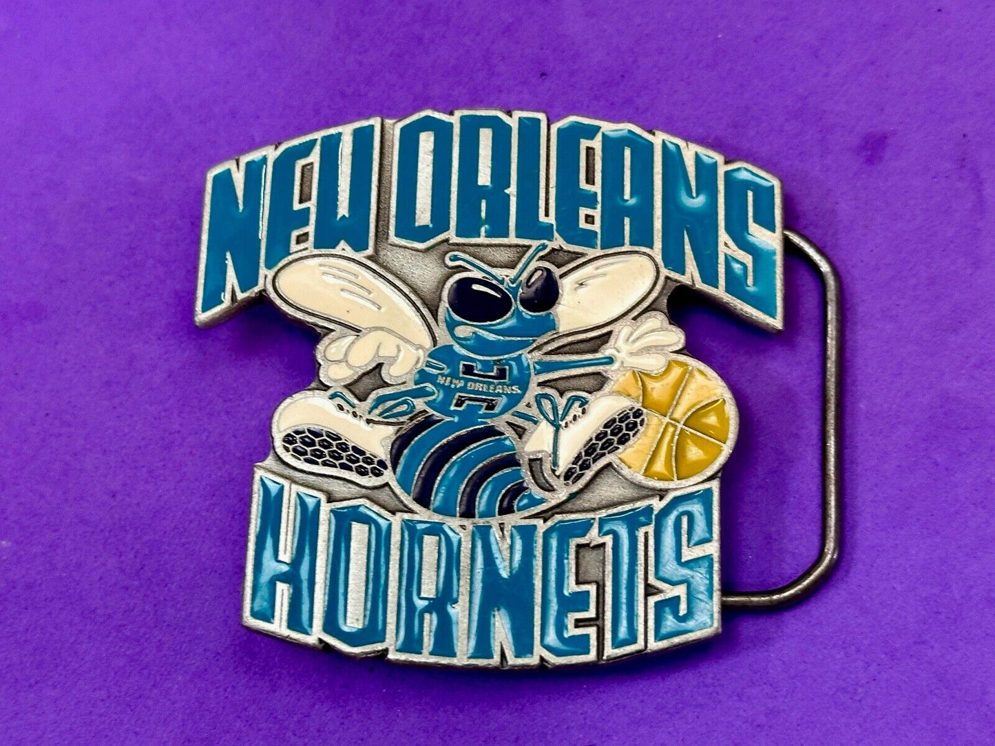 New Orleans Hornets Ultimate Basketball Sports Fan belt buckle