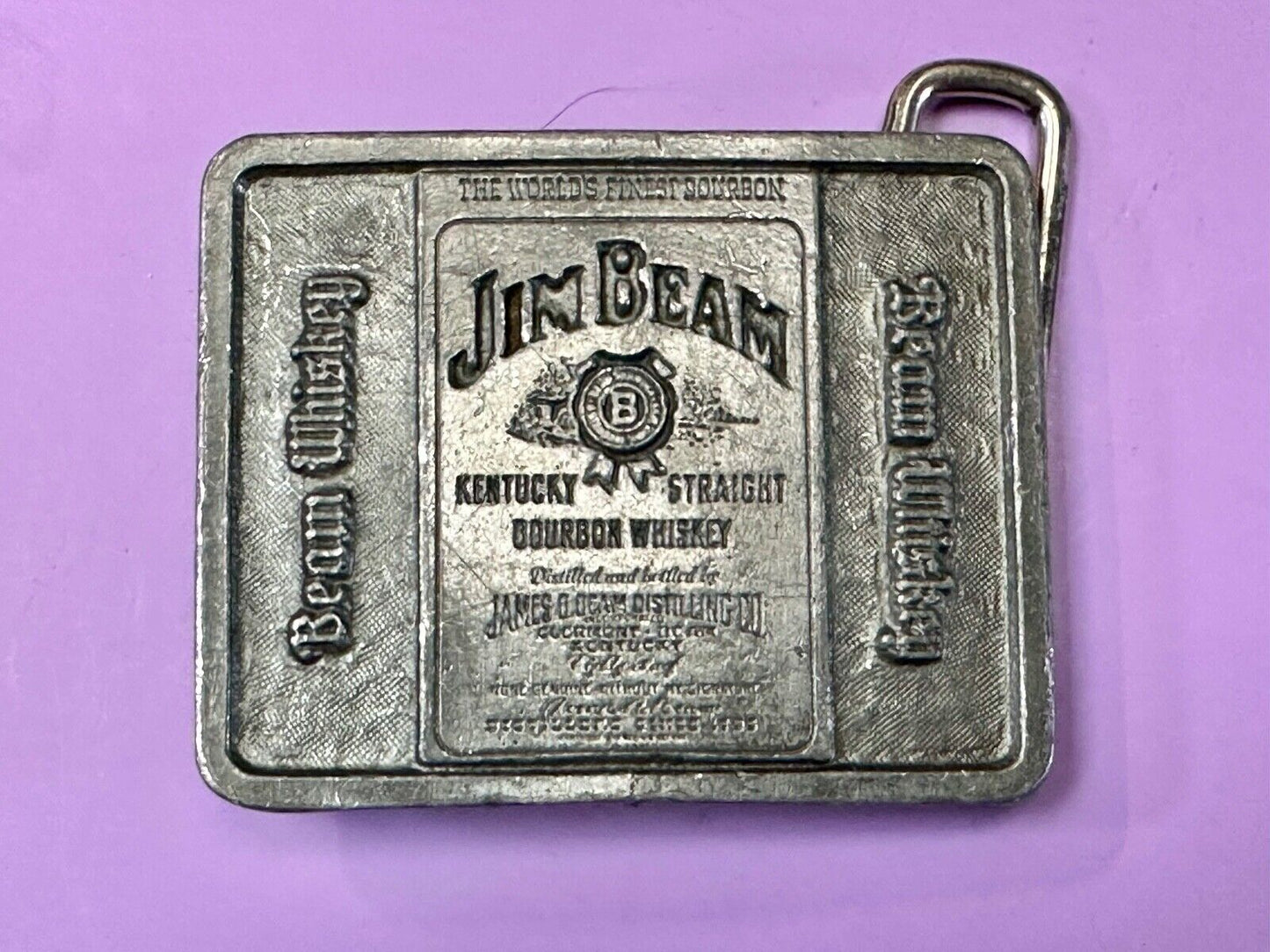 Beam Whiskey - Different Promo Kentucky Straight Bourbon Metal Belt Buckle