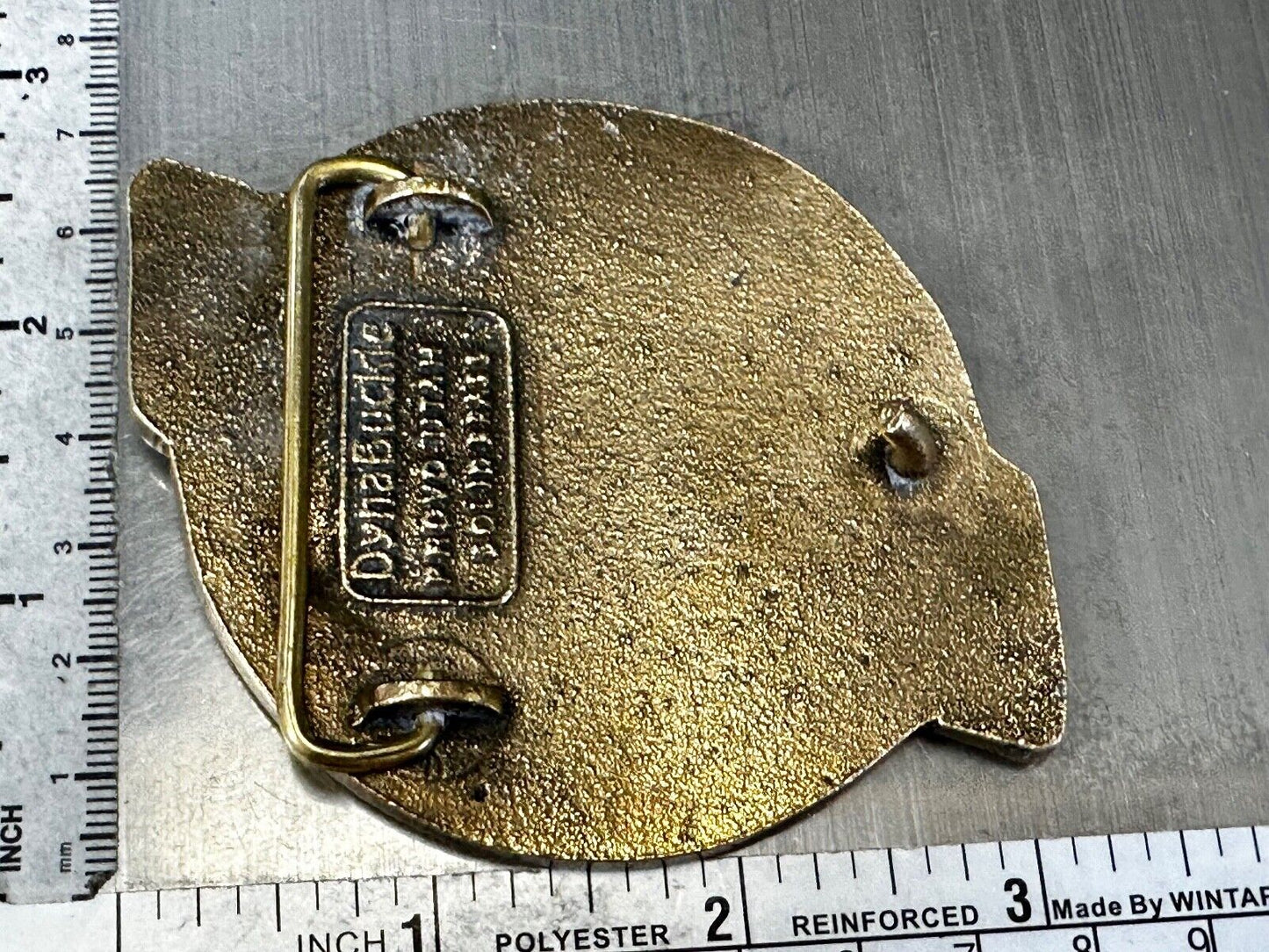 BECHTEL Engineering Construction Company Add Promo Dynabuckle Brass Belt Buckle
