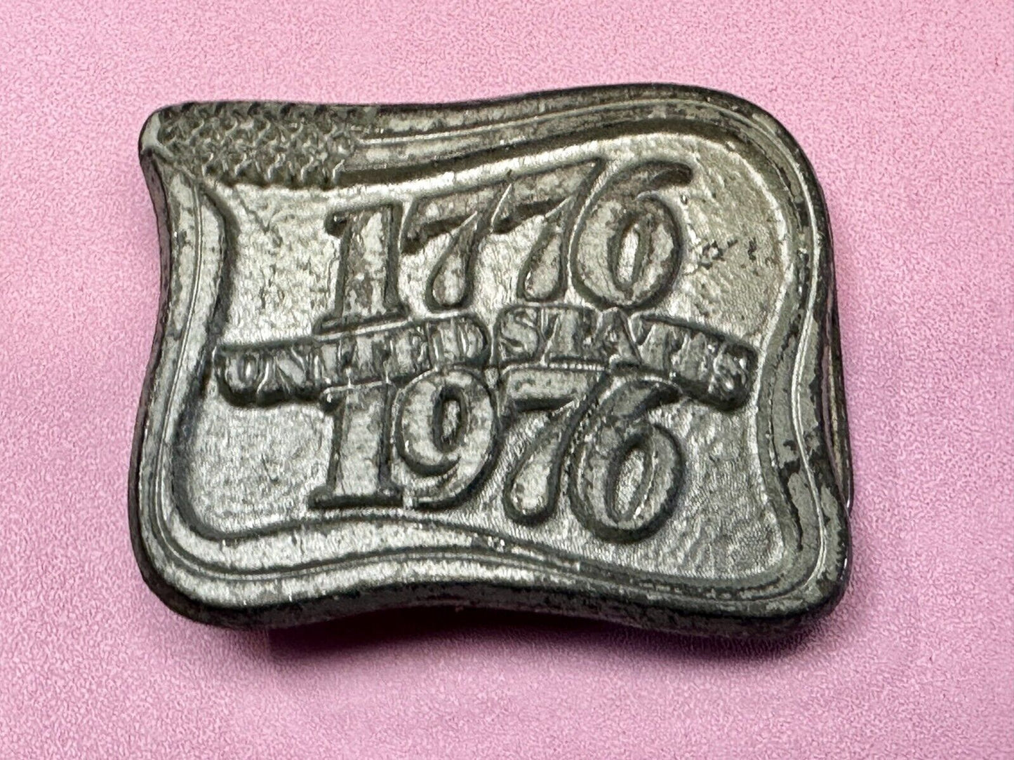 Bicentennial 1776 - 1976 United States Patriotic America Belt Buckle