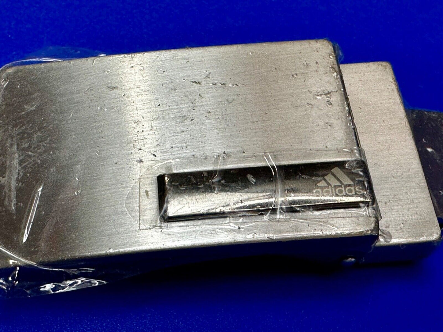 Adidas Clamp On Silver Tone Belt Buckle