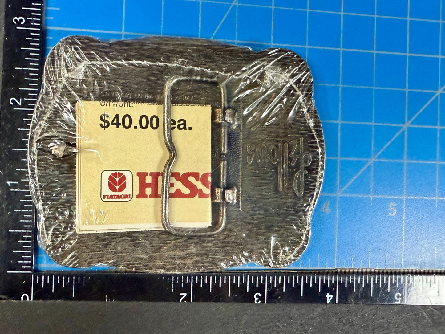 1985 Hesston NFR National Finals Rodeo Calf Roping NOS Collectors Belt Buckle