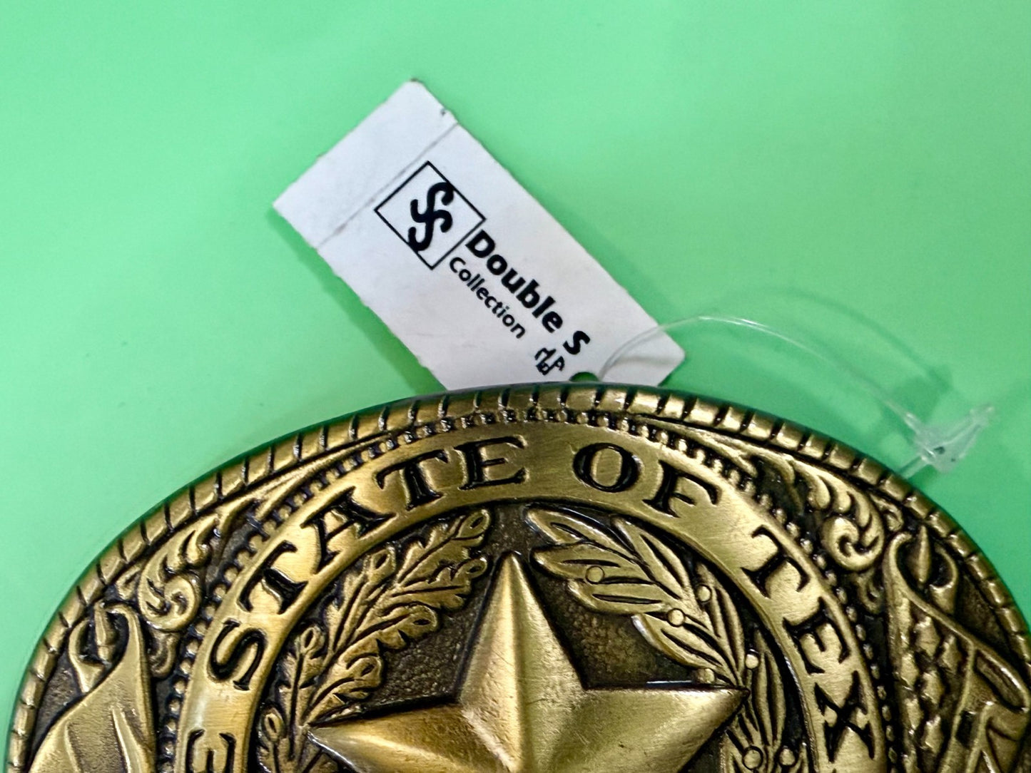 The Great State of Texas Statehood Series Gold Color Commemorative Belt Buckle