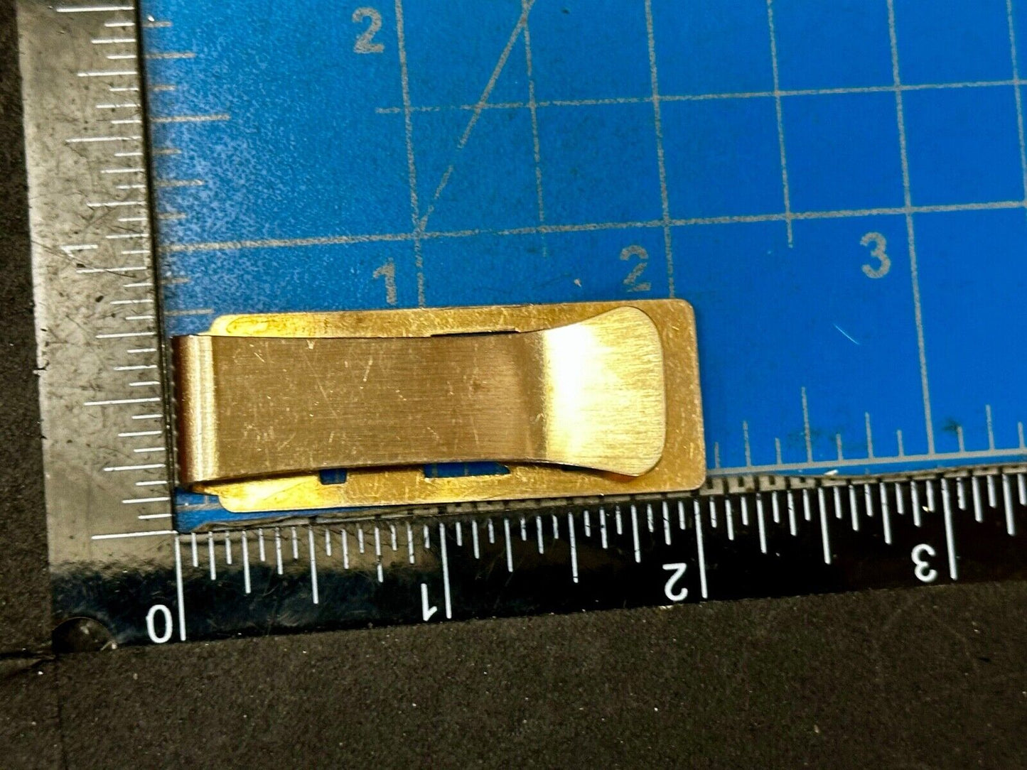 Art Deco Style Dollar Sign $ Symbol In Silver Tone Money Clip