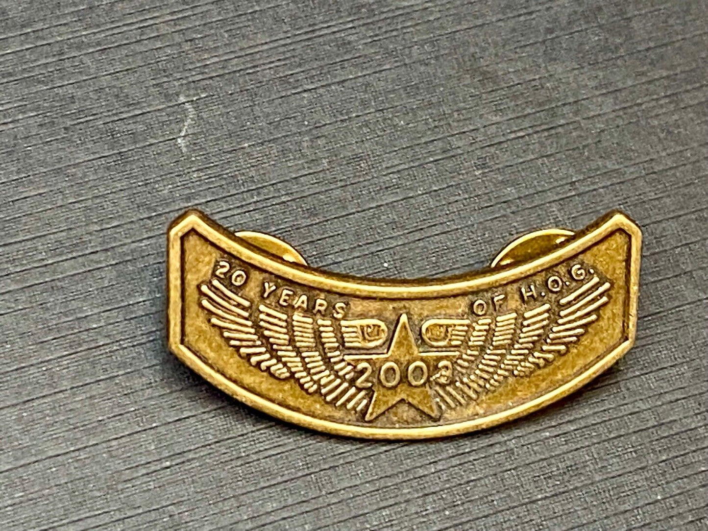 2003, 20 years! Harley Davidson HOG Harley Owners Group Motorcycles Pin