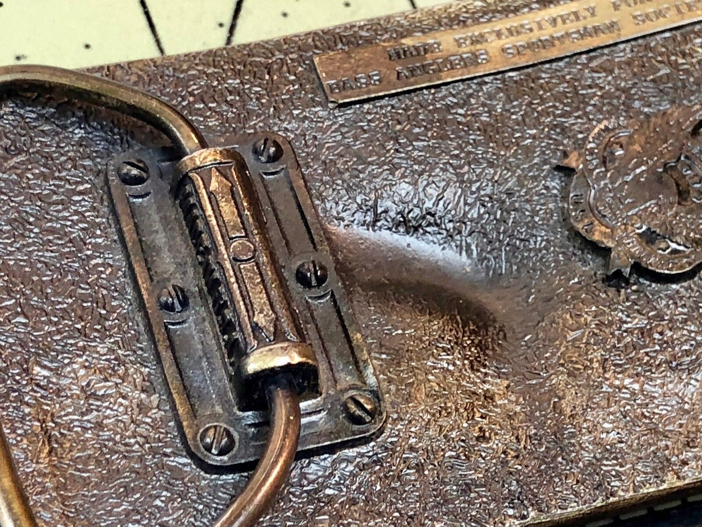 VINTAGE 1988 **BASS ANGLERS SPORTSMAN SOCIETY** BELT BUCKLE