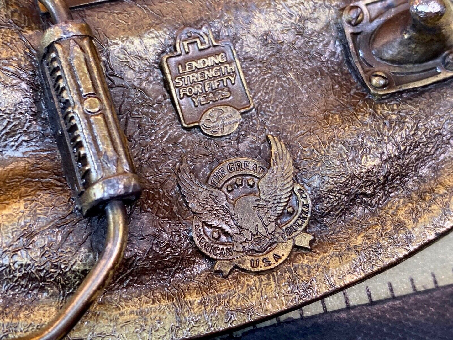 The First Pca Loan Belt Buckle - Lending And Strength Production Credit Assn.