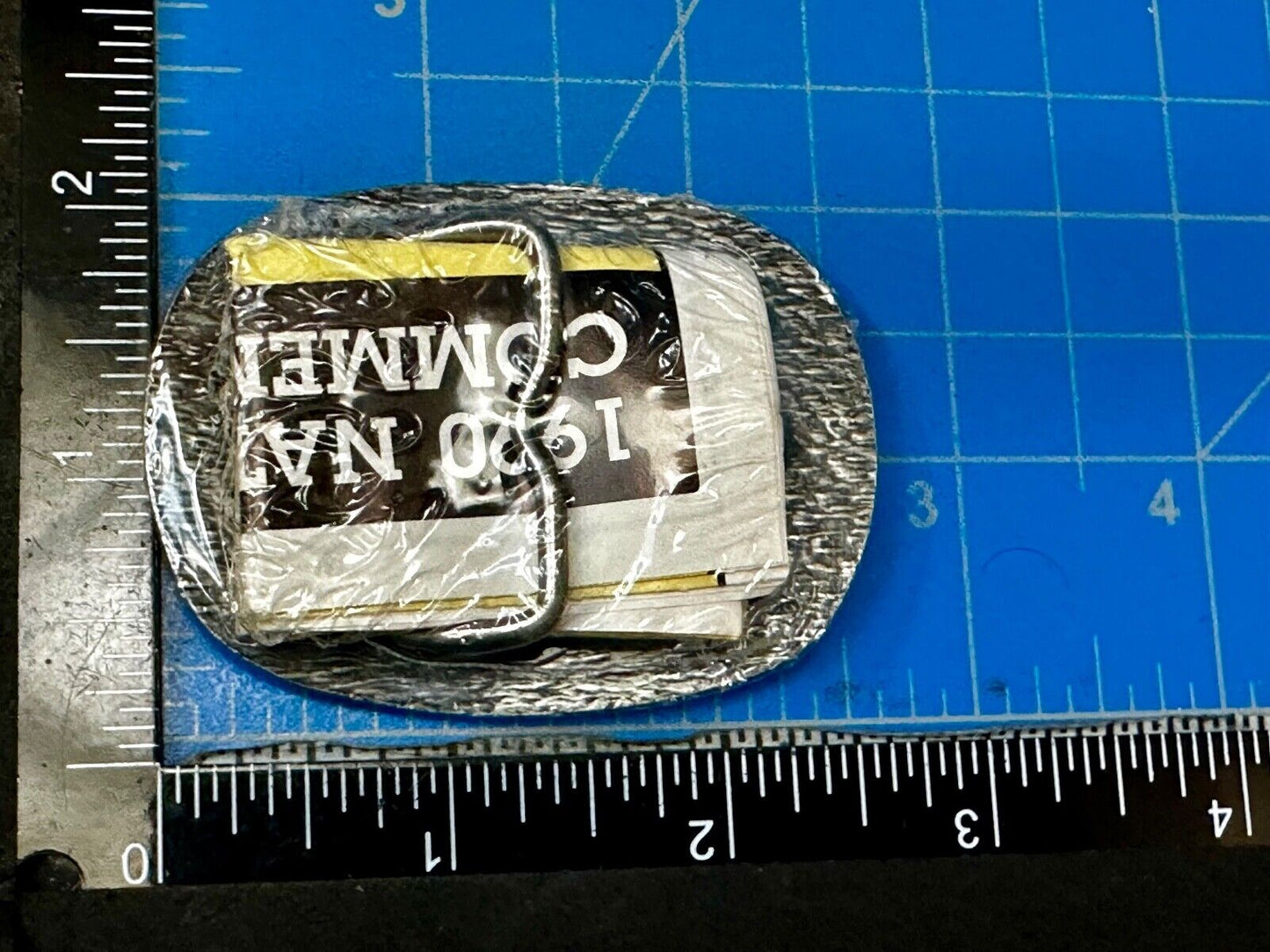 1990 NFR National Finals Rodeo NOS Youth Size Hesston Commemorative Belt Buckle