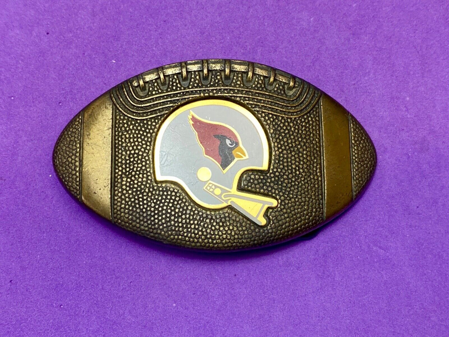 Vintage 1979 Arizona Cardinals Football team Belt Buckle VINTAGE NFL Properties