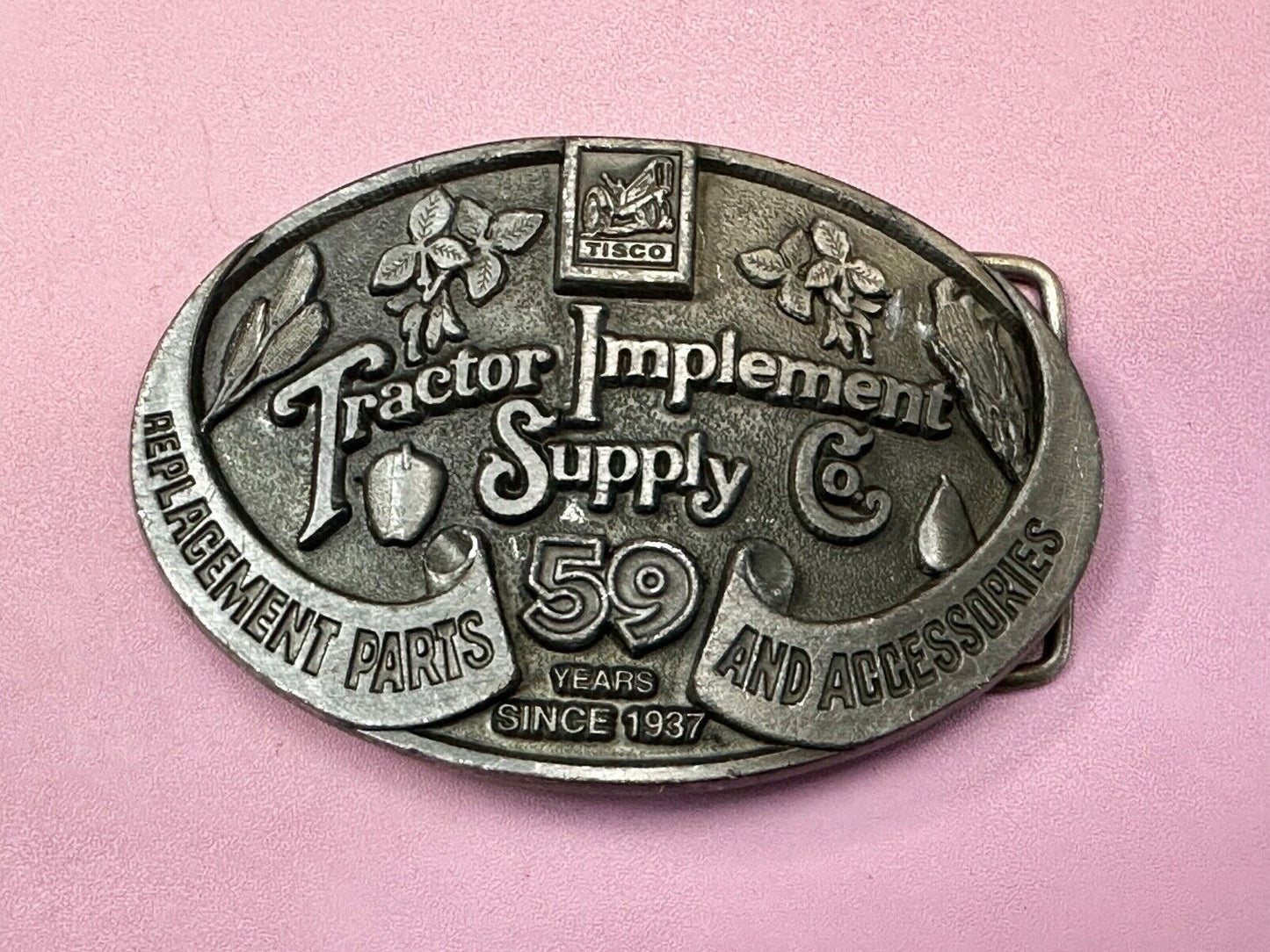 TISCO Tractor Implement Supply Replacement Parts 59 years Series 7 Belt Buckle