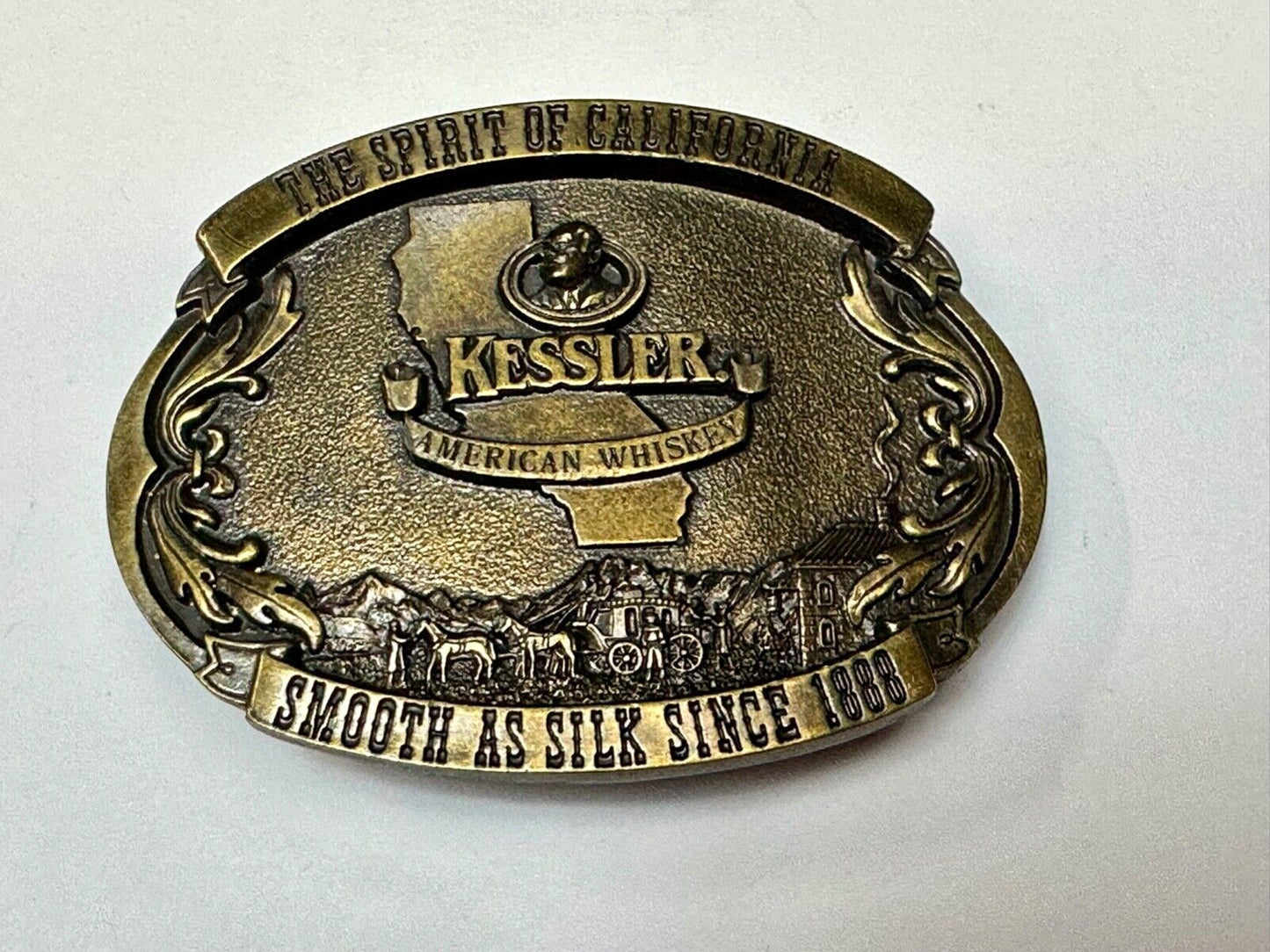 The Spirit of California - Kessler, smooth as silk belt buckle