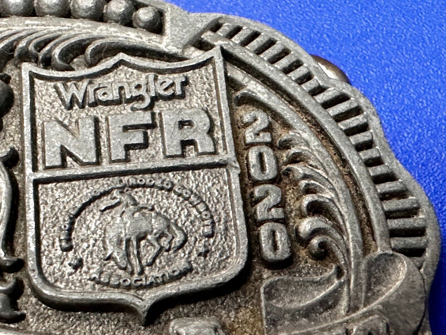 2020 NFR Wrangler National Finals Rodeo Cowboys Montana Silversmiths Belt Buckle