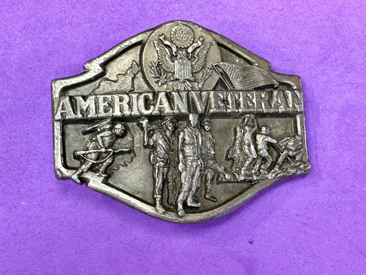 The American Veteran - Vintage 1988 Siskiyou Limited belt buckle Thank you