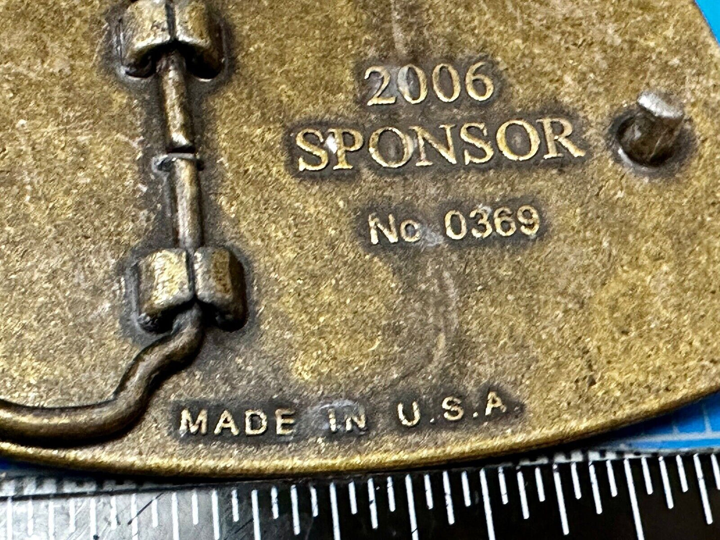 The American Veterans Disabled for life Memorial Commemorative Belt Buckle