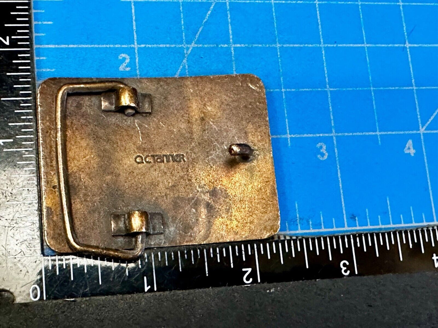 Texas Bell Telephone Award Belt Buckle by OC Tanner
