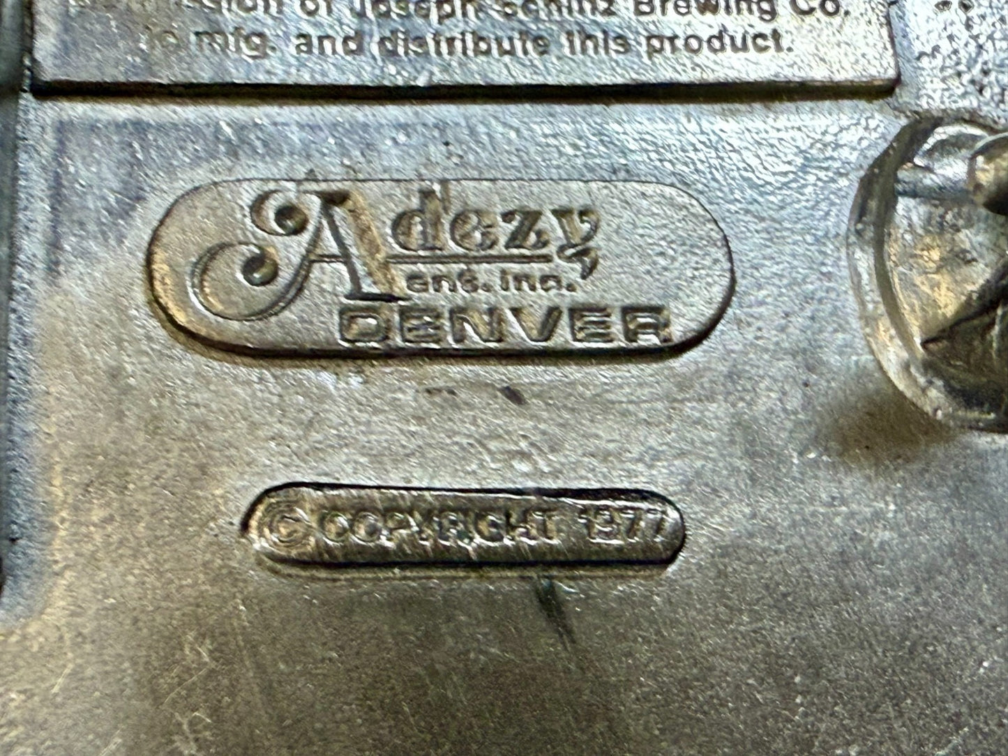 Taste as Great as Its Name Old Milwaukee Beer Promotional Belt Buckle by Adezy