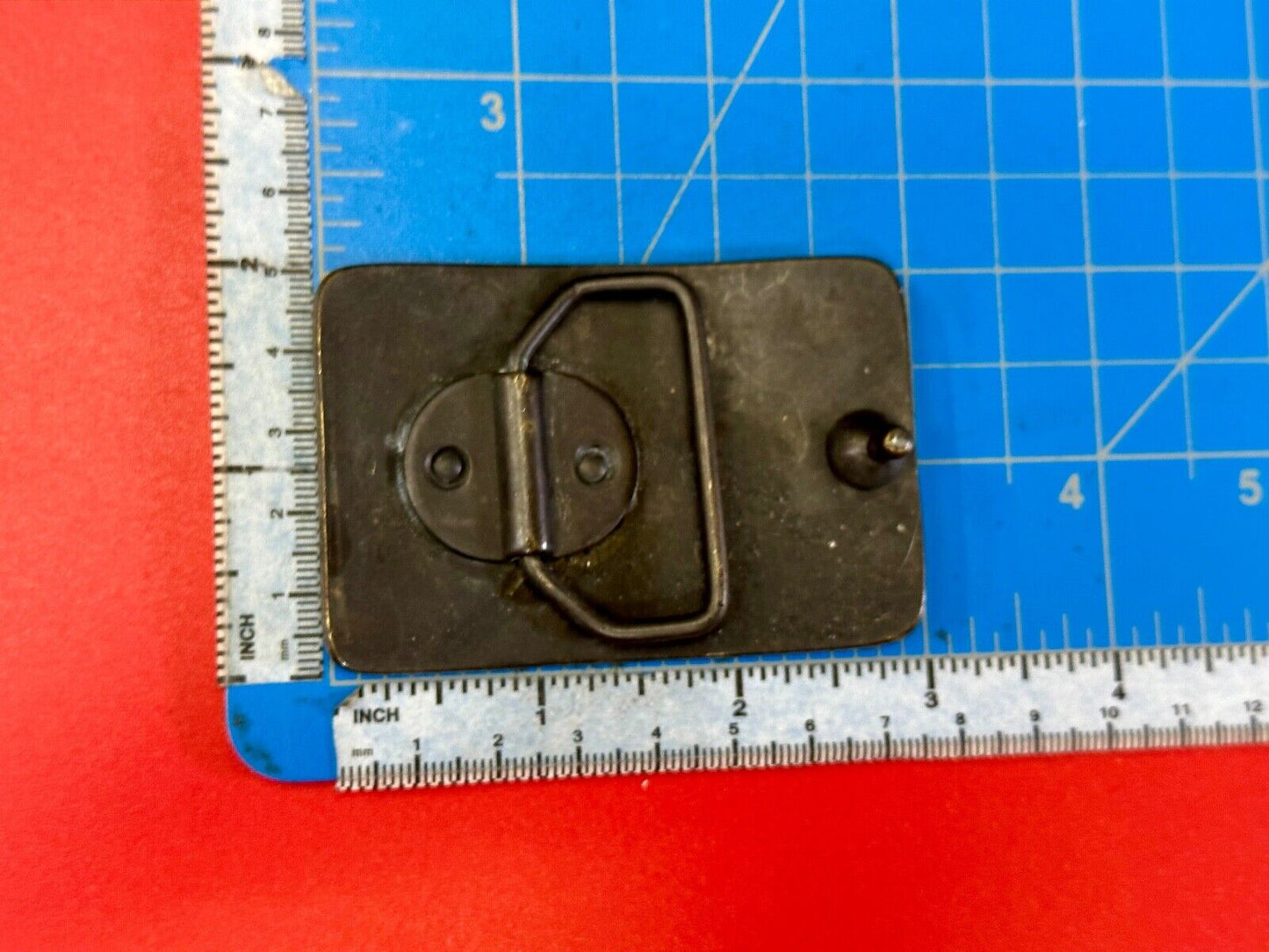 AX belt buckle. unknown to me - Estate Find